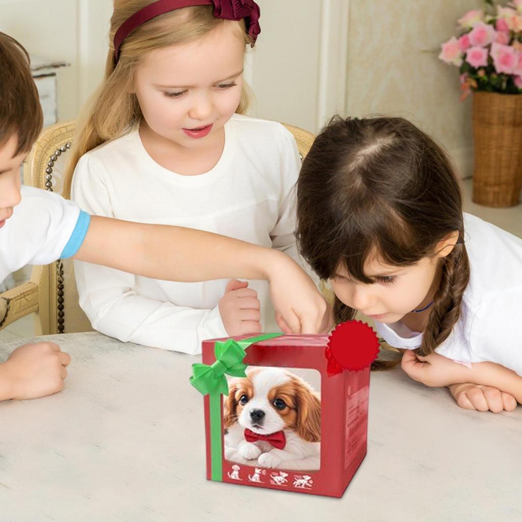 Creative realistic Puppy Robot Cute Comfortable Touch Animal Plush Toys Short Plush Doll Educational Toy Birthday Gifts For Kids