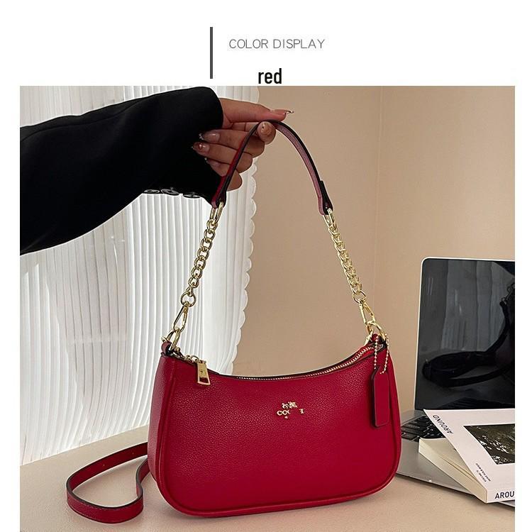 Stylish High-End Women's Crossbody Shoulder Bag with Chain - European & American Design