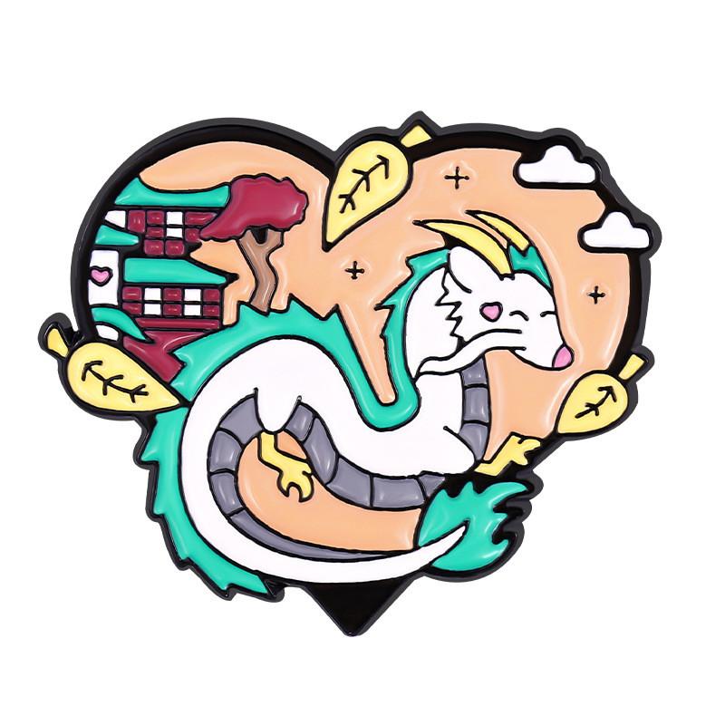 Anime Vibrant Character Brooches For Fashionable Clothing Decorative Metal Pins For Both Men Women And