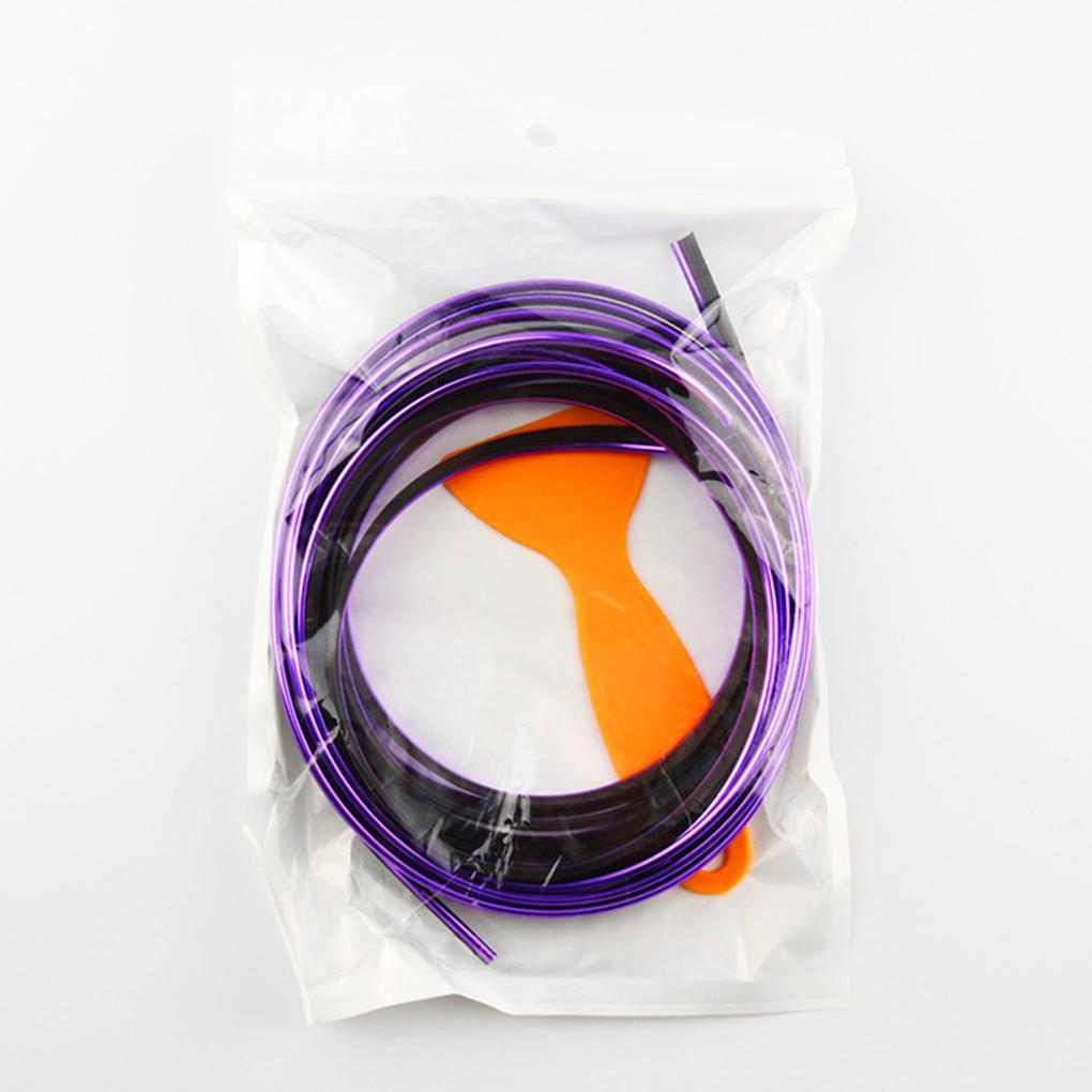 5 Meters Car Door Dashboard Air Outlet Steering Simidi\-Inner Flexible Strips Decoration Line Styling Car\-Shaper Accessories