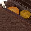 Textured Wallet for Men Made of Genuine Leather with Embossed CANPELLINI 21927 Brown