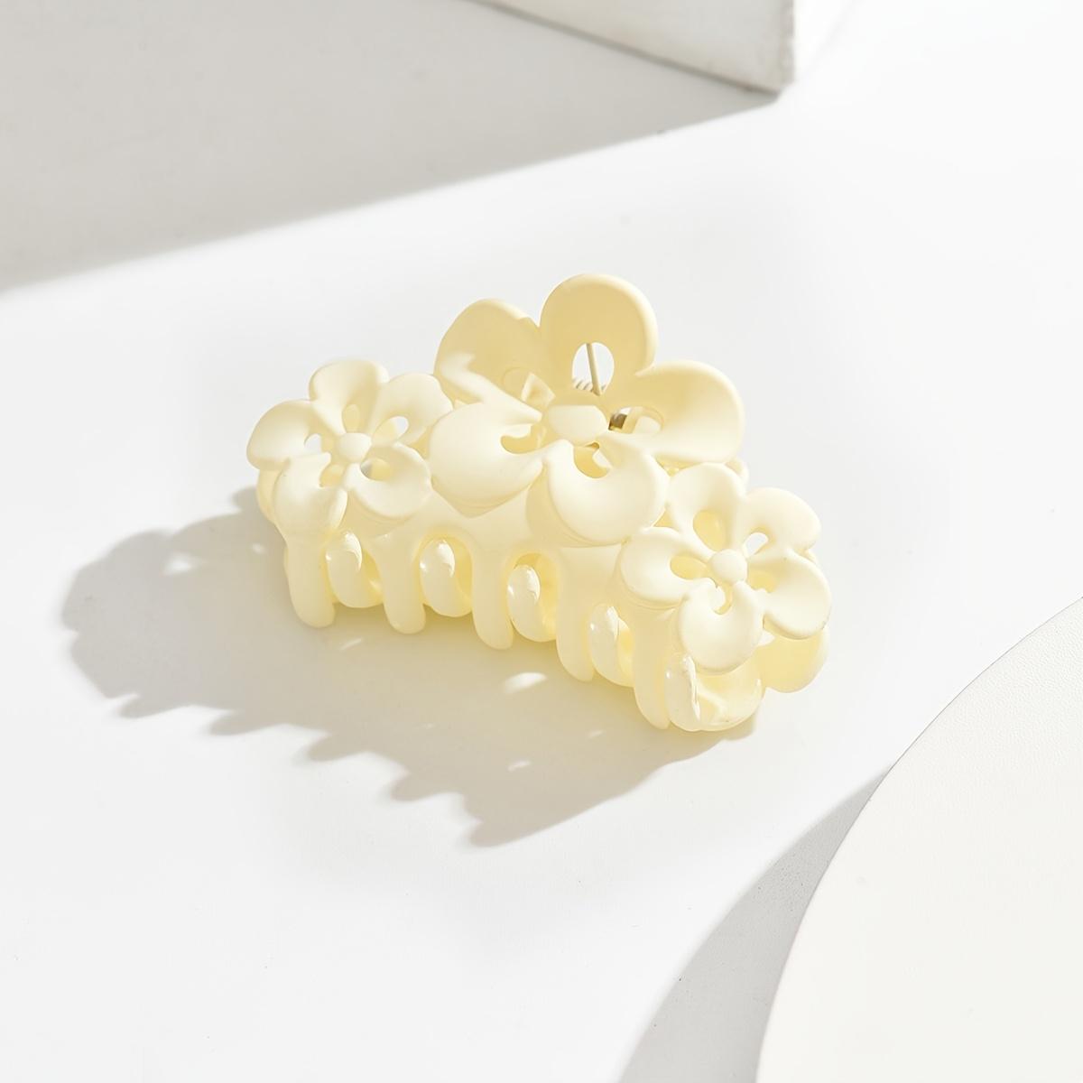 

4 шт. Ретро цветочные заколки для волос - Нескользящие, Подходят для густых и тонких волос, Только ручная стирка, Цветочные аксессуары для волос | Винтажная прическа