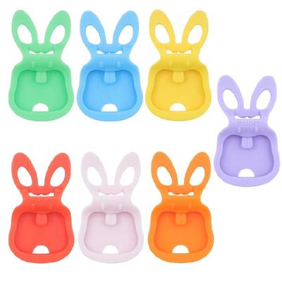Practical Rabbit Head Shaped Sodas Can Opener Plastic Opener Bottle Lid Lifter With Ergonomic Grip For Daily Use