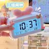 Simple Wind Clock Get Up Big Volume Bow Creative Decoration Smart Alarm Clock Student Dormitory Artifact Electronic Clock