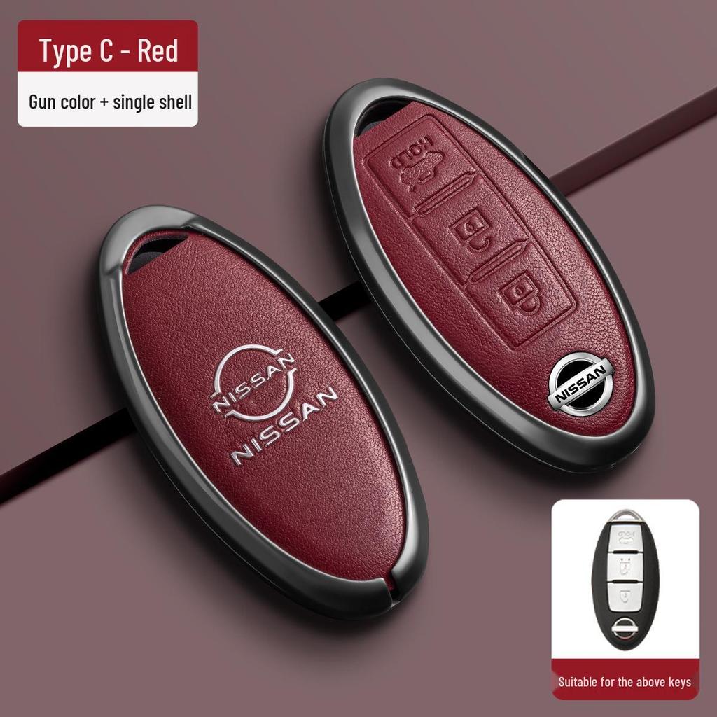 Nissan Sleuteletui - Past op X-Trail, Qashqai, Teana, Sylphy, Murano, Kicks, Tiida, Cima
