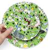 50 Working Frog Graffiti Stickers Cartoon Cute Hand-painted Expression Packaging Mobile Phone Skateboard Water Cup Stickers