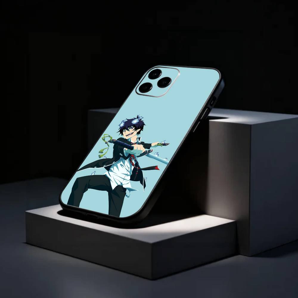

Blue Flame Blue Exorcist Phone Case Silicone Soft For IPhone 17 16 15 14 13 12 11 X XR Plus Pro Max Plus iPhone13