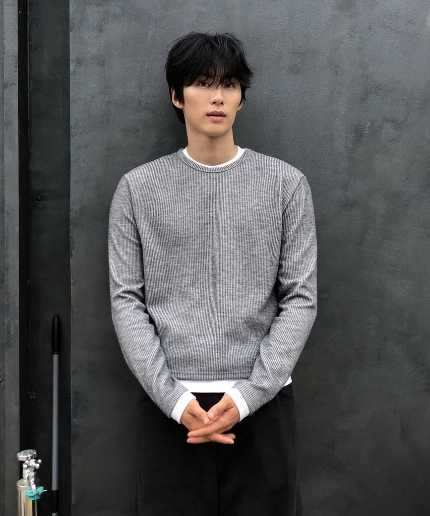 THEY Layered Ribbed Round T-Shirt_4 Colors