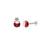 1 pz Zircone Cubico Cristallo Colorato Labret Monroe Anello per Labbro Borchie Acciaio Pietra 16g Borchia per Naso Cartilagine Elica Trago Piercing Orecchino