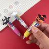 12pcs Cute Cartoon Retractable Ballpoint Pens for Halloween, 4-in-1 Color Ballpoint Pens, Pumpkin Bat Ghost Shaped, Suitable