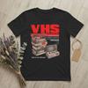 VHS-Kassette Die Zukunft ist da 1976 T-Shirt Unisex 100% Baumwolle Humor T-Shirt Rundhals Video Abgenutztes T-Shirt Kurzarm Kleidung