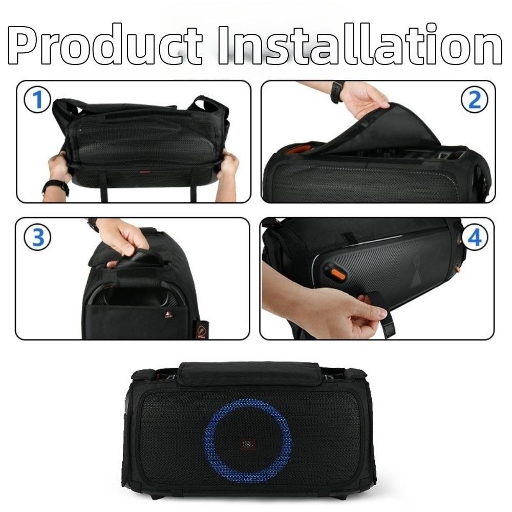 Outdoor Speaker Cover Carrying Cover Case for JBL PartyBox On-The-Go Speaker Accessory