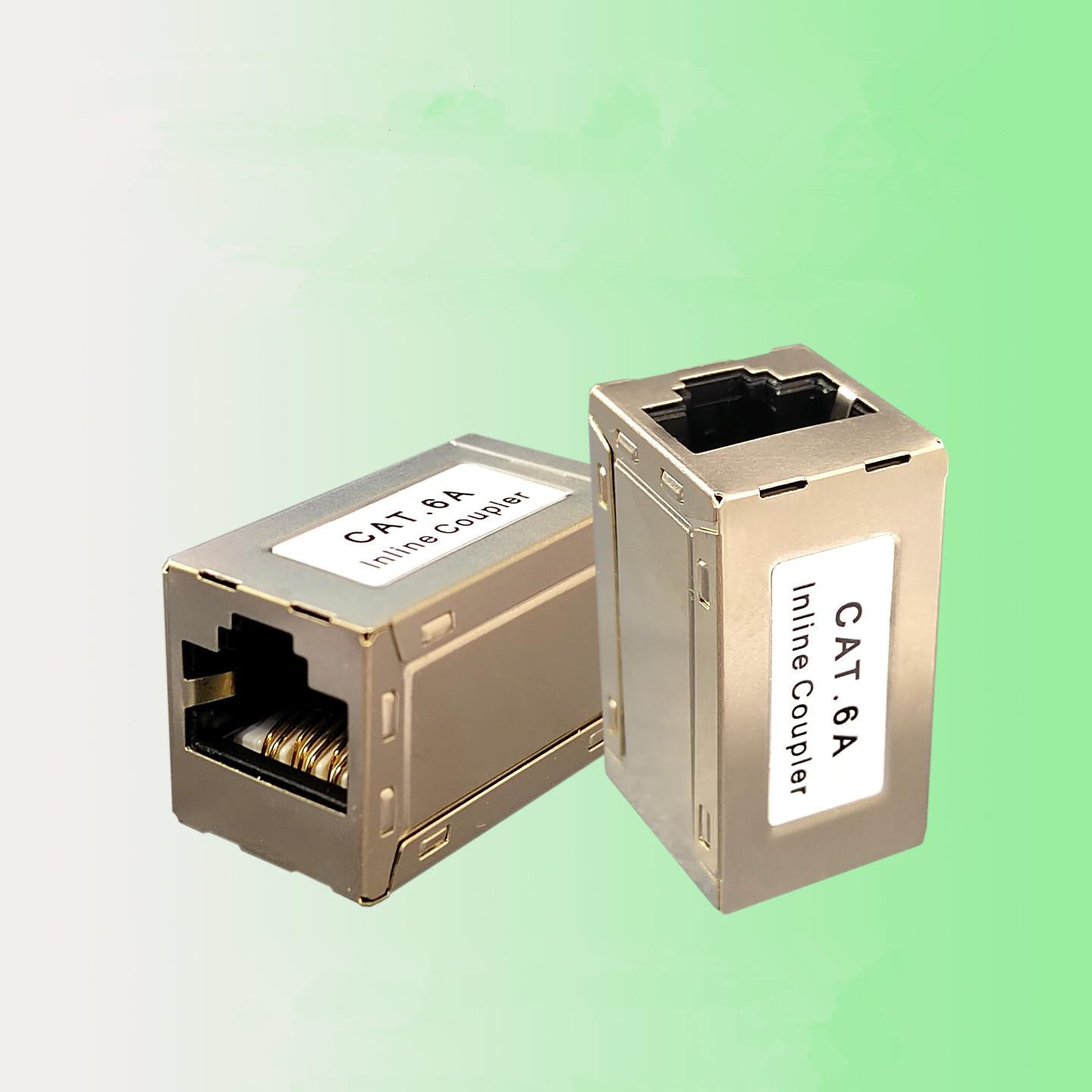 

5Pcs Cat6A Inline Coupler Female to Female Zinc Alloy Shielded RJ45 Ethernet Inline Joiner Adapter Cable Extender Coupler 10Gbps