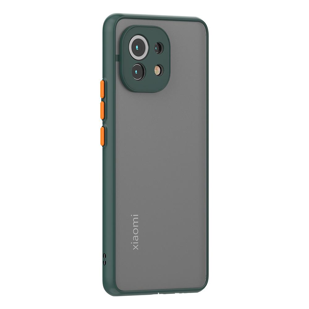 For Xiaomi Mi 11 Lite NE 5G 11T Pro Shockproof Armor Plastic Phone Protective Case For Xiaomi Mi 11 Ultra 5G TPU Skin Feel Cover