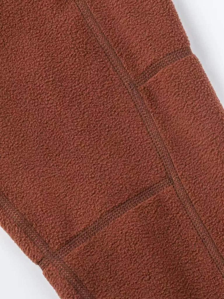 Men's Lambswool Fleece Jacket with Thickened Velvet Hoodie for Autumn and Winter.