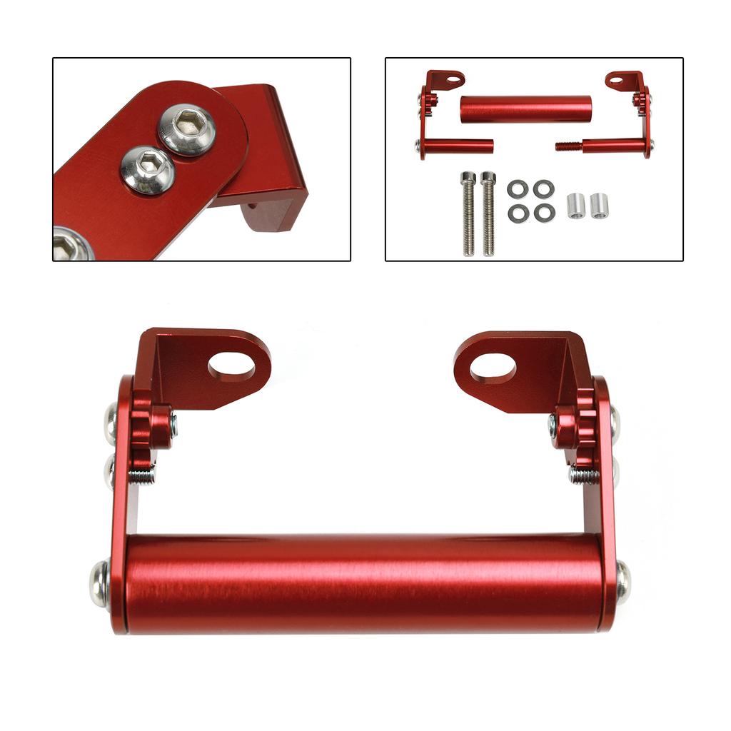 Phone Navigation Bracket Gps Extend Bracket 22Mm Red For Motorbike Motocycle