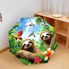 1 PC Automatic Folding Umbrella - Sloths Pattern, Portable & Foldable Design with 8 Ribs, Christmas Birthday Gifts