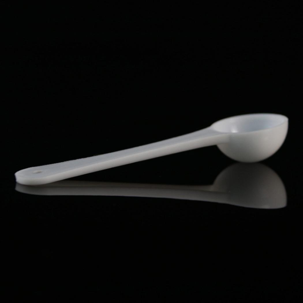 

50pcs 1g Professional White Plastic Measuring Spoons For Food/Milk/Washing Powder/Medcine Small And Convenient China Mainland