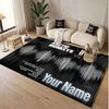 Custom Name Crystal Velvet Rug,Arctic Monkeys Comfortable Anti Slip Floor Mat For Room Decoration