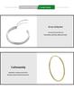 S925 Sterling Zilver Ronde Holle Buis Oorbellen – Eenvoudig, Veelzijdig, High-End Kraakbeen Sieraden voor Vrouwen