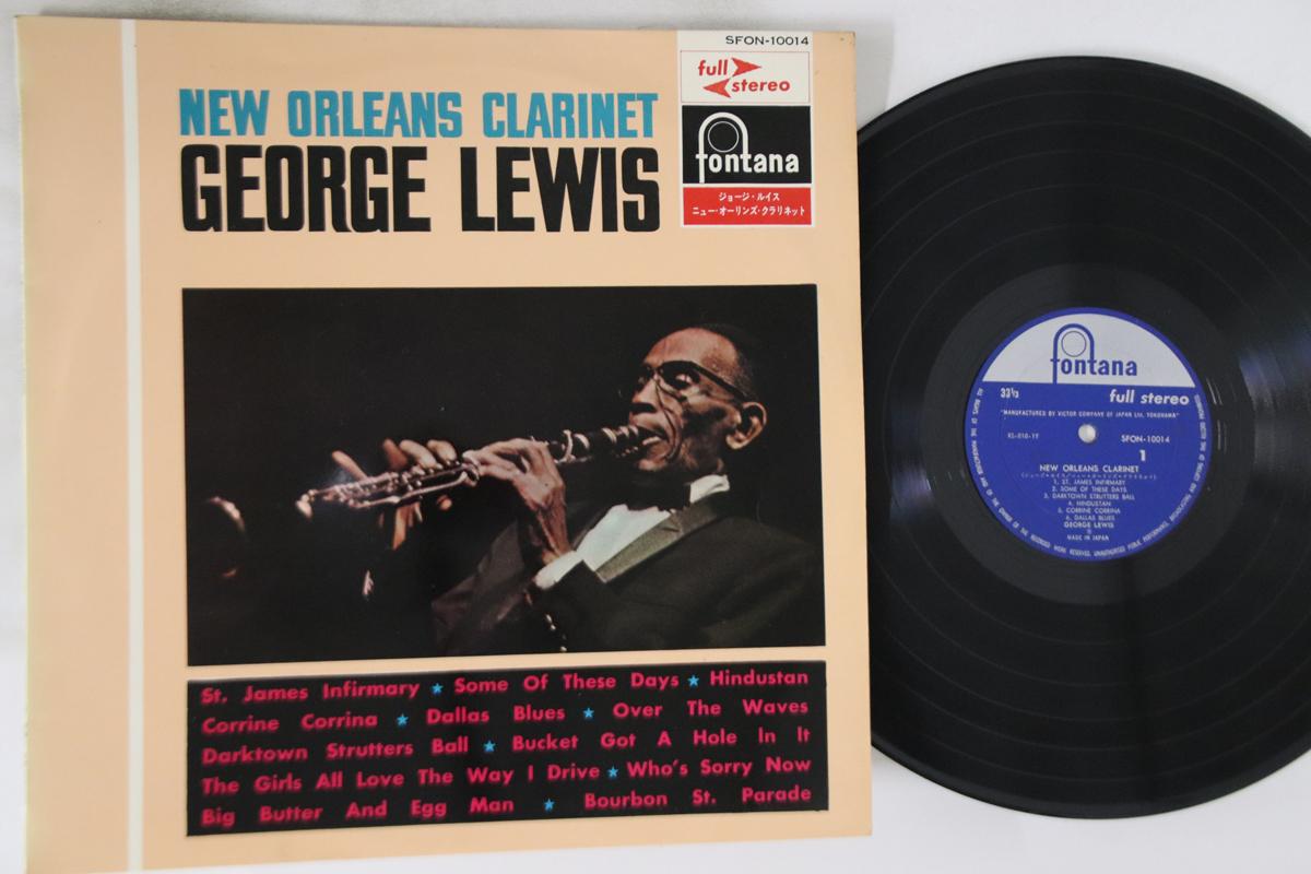 

LP Record GEORGE LEWIS - New Orlens Clarinet SFON10014 FONTANA Japan Jazz Used