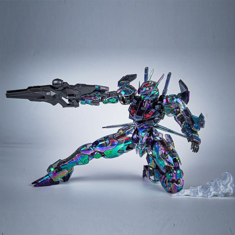 In Stock Fm Laser Iridescent Aerial Assembly Model Kit Laser Cool Action Figures Desktop Ornament Boy Surprise Gift Collectible