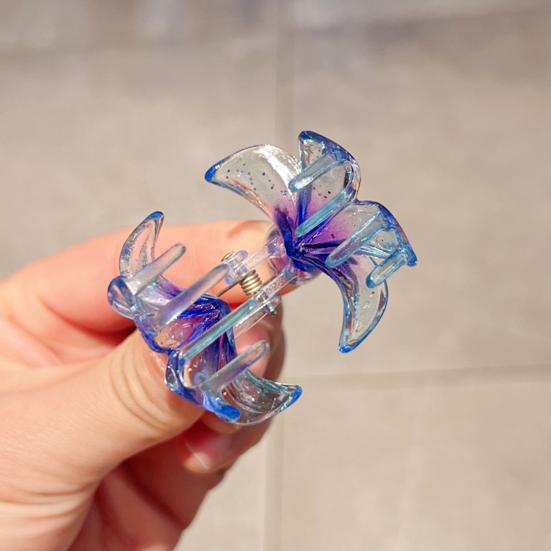 YFKEJI Blumen-Haarspangen, 7 Cm, Kunstharz, 3 Stück Set, Bunte Plumeria-Motive Für Dünnes & Dickes Haar
