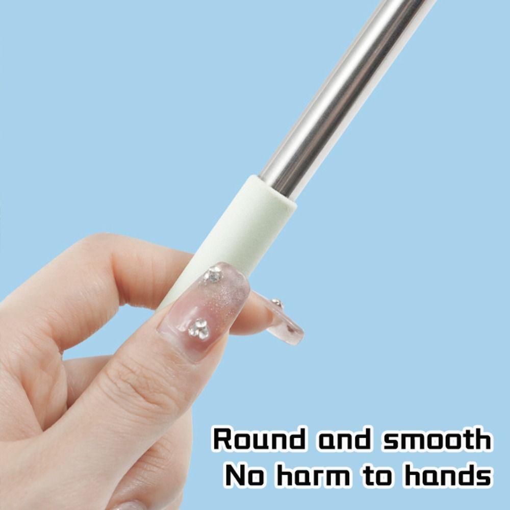 High Quality Stainless Steel Touch Screen Pen 68MM Telescopic Rod Teaching Pointer Teaching Stick Students