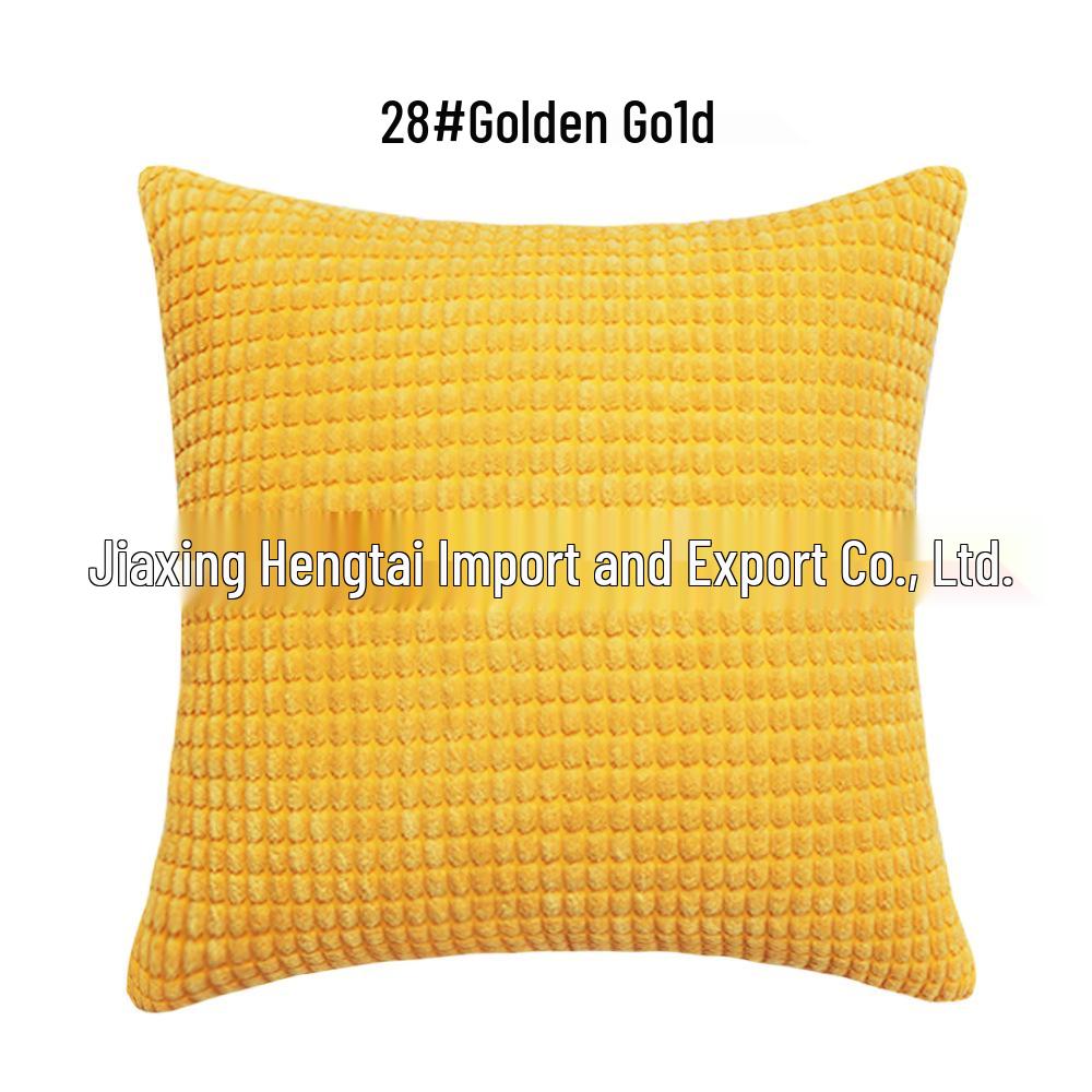 Corduroy Plush Velvet Sofa Throw Pillow Cover Cushion Cover