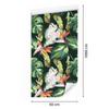 Paradise flowers and tropical leaves wallpaper for living room and bedroom 50x1000