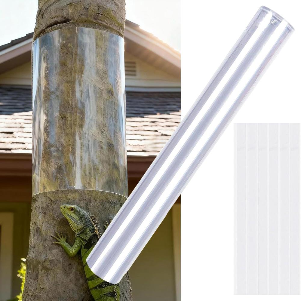 48x80 Zoll PVC Baumwickel Baumstammschutz Rutschfeste Barriere für Leguan Klettern Stopp Inklusive Klebeband Sicherer Halt Wiederverwendbares Wickelset