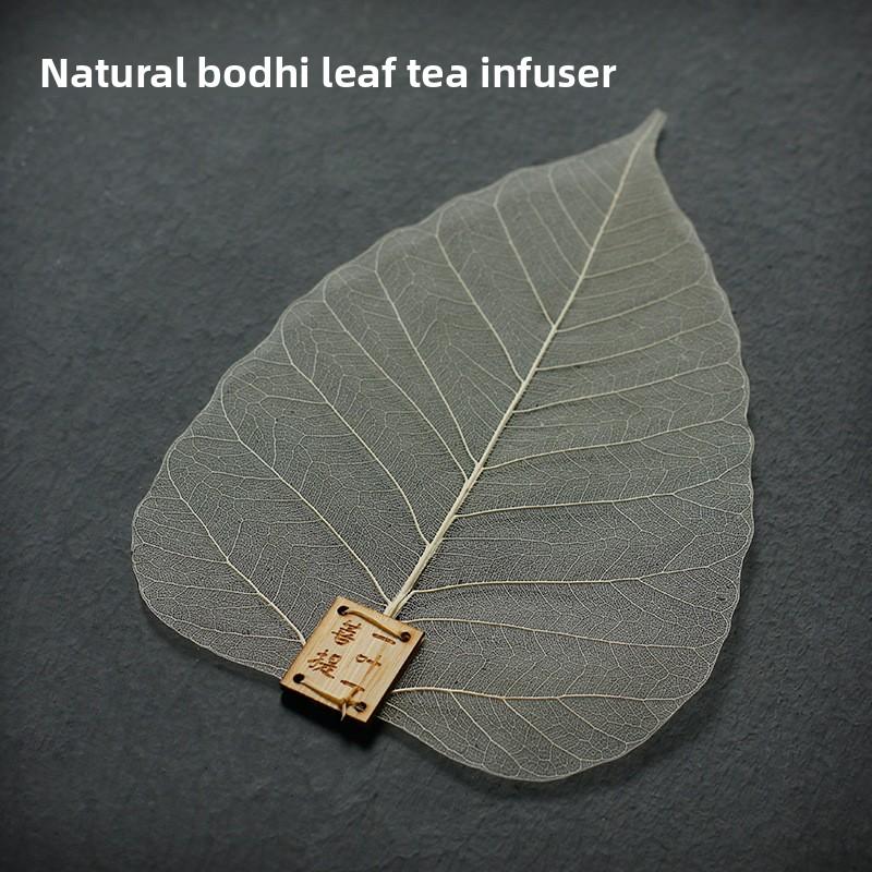 Bodhi Leaf Tea Leak, Zen Natural Leaf Filter Tea Filter Tea Ceremony Accessories Filter Bookmark 1PC