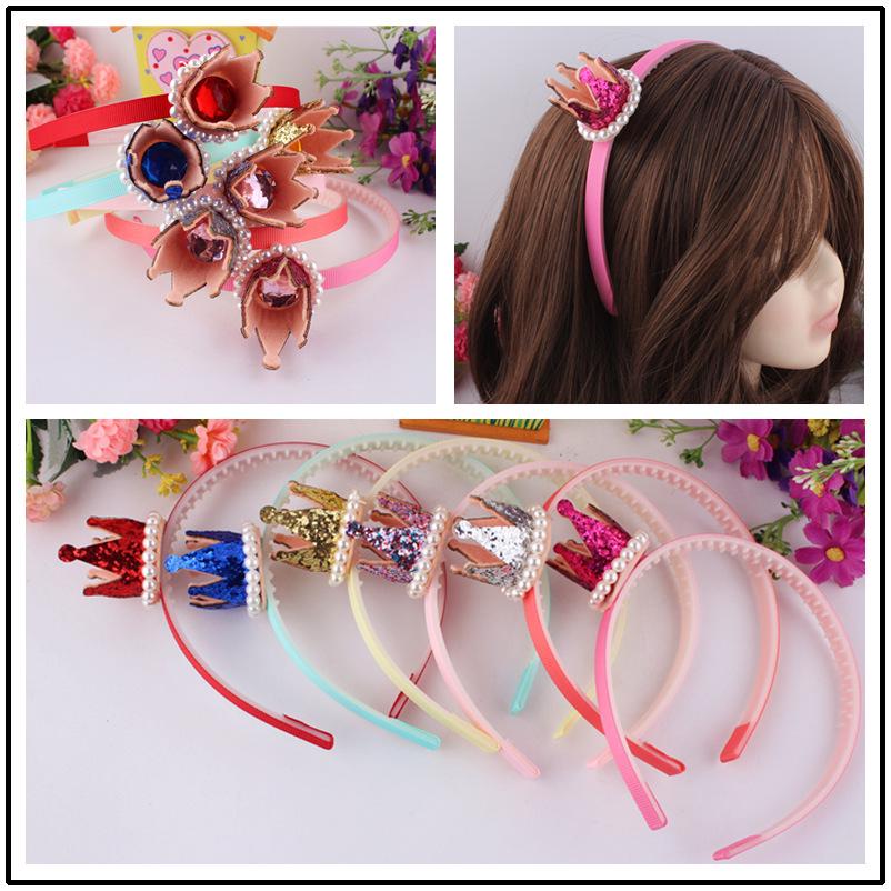 Korean Style Transparent Bow Headband for Children - Cartoon Hair Accessories for Girls