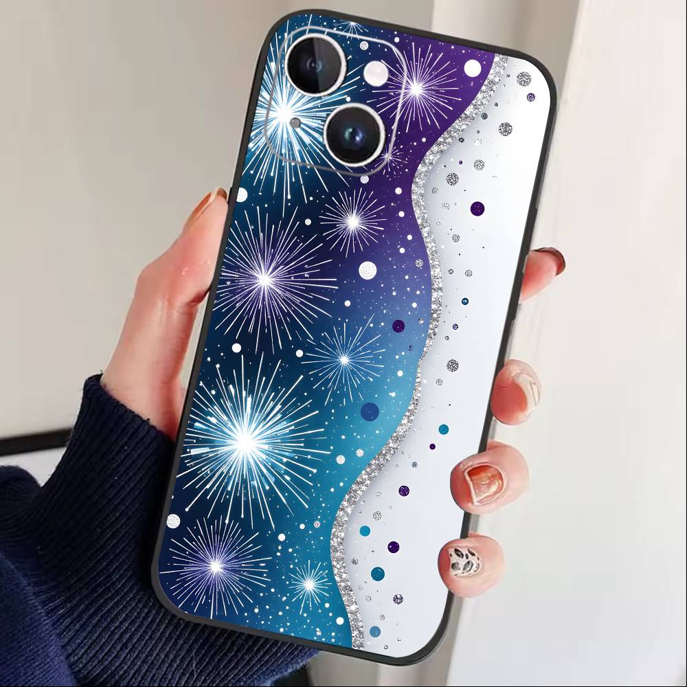 Y2k J-INS Graffiti Phone Case For iPhone 17 16 15 14 13 12 Max Plus Silicone Black Cover