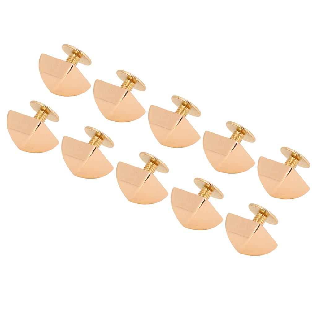 20 Pcs Pyramid Rivets 10mm Metal Square Pyramid Rivets and PH Screws for Leather Projects Silver