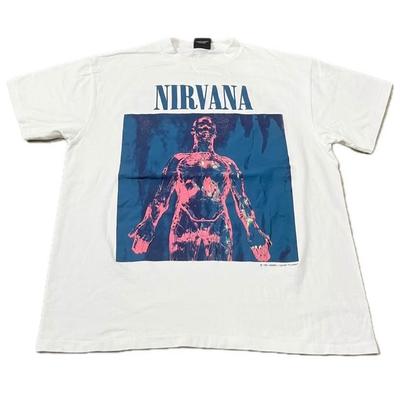 T-shirt Vintage 1993 NIRVANA Sliver Tour du groupe Années 90 Rare Point simple RÉIMPRESSION
