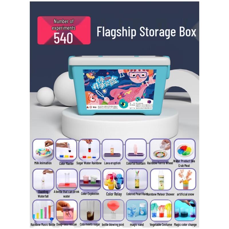 Miling 600-Experiment Kids Science Kit with Storage Box