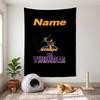Melbourne Storm (1) Tapeçaria de parede decorativa com nome personalizável, escolha ideal para decoração de parede em quartos, salas de estar, dormitórios e casa