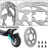 120mm 6 Holes Disc Brake Rotor Universal for VSETT 9 9+ for ZERO 8X 9 Electric Scooter Colorful Brake Disc Rotor With Screws