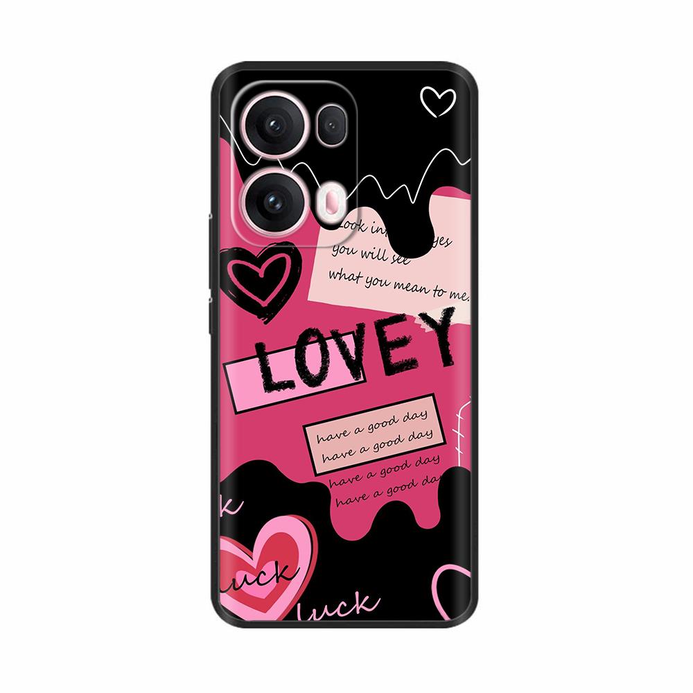 Silicone Case For OPPO Reno 13 Pro Cover CPH2697 PKK110 Cute Cartoon Painted Shockproof Fundas For OPPO Reno 13 5G Reno13 Covers