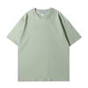 260g Unisex Pure Cotton Loose Fit Double Yarn Drop Shoulder Half Sleeve T-Shirt