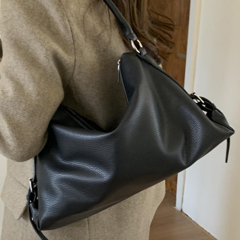 Crossbody Bag Women's Large-capacity Women's 2025 Autumn New Trendy Shoulder Commuter Tote Bag Women's Casual Foreign Style