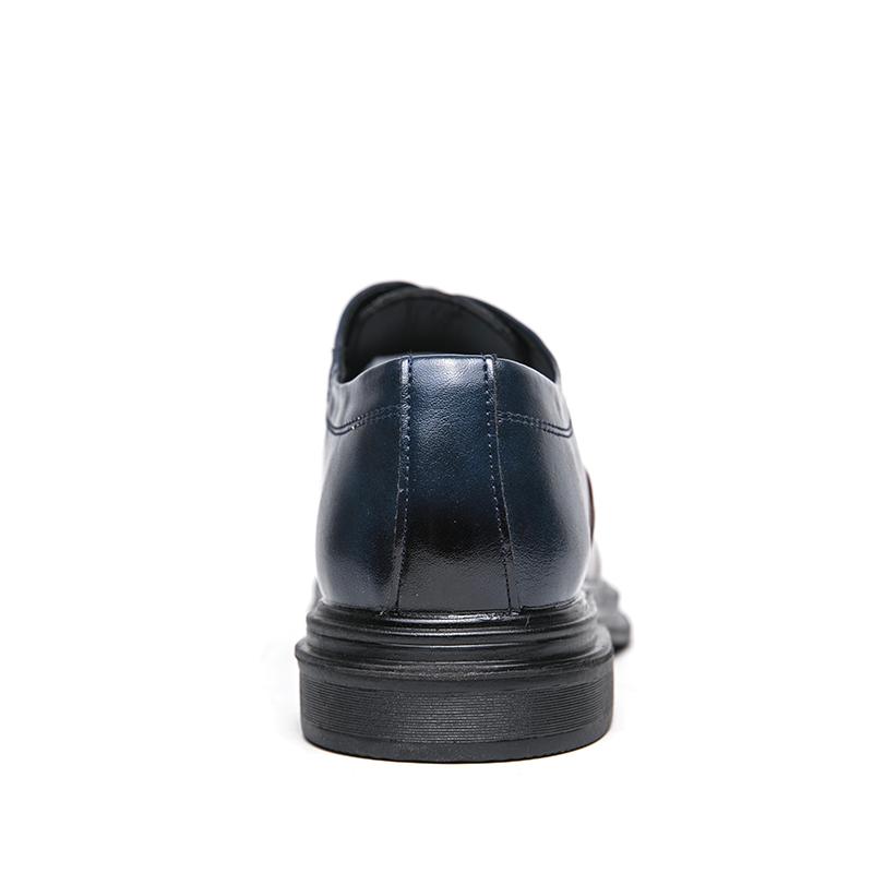 Fashion Mixed Colors Mens Dress Shoes Retro Male Leather Shoes Business Male Baroque Footwear Casual Mens Oxford Footwear