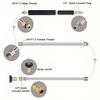 1 Set Stainless Steel Pressure Washer Wand - 1/4" Quick Connect, 6 Nozzles, 4000 PSI, Leakproof O-Ring