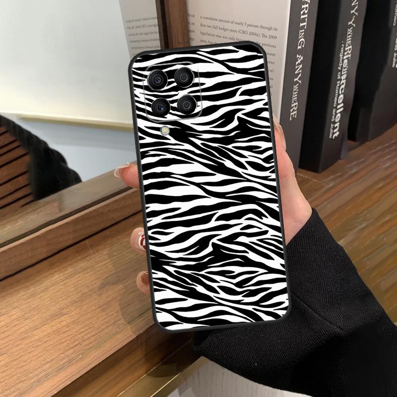 Zebra-Streifen-Druckabdeckung für Samsung Galaxy M23 M33 M53 M13 M51 M11 M31s M30s M12 M32 M52 M20 M14 M34 M54 Fall