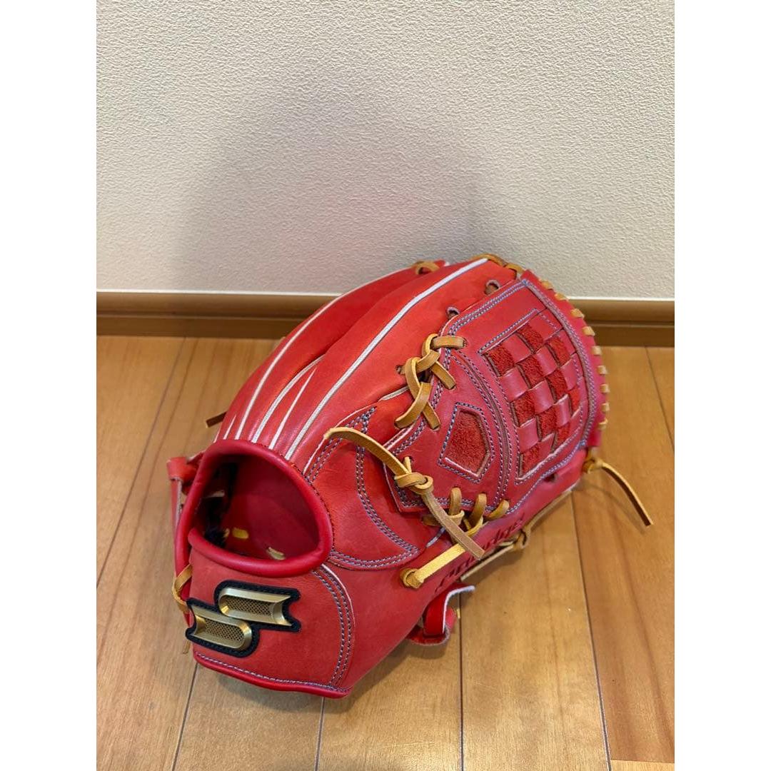 Used SSK Softball Gloves Red All-round
