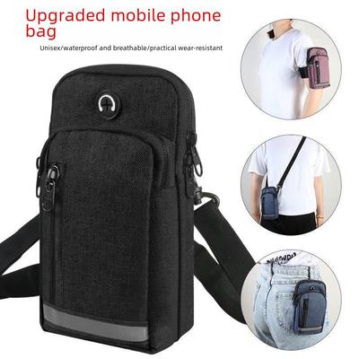 Wasserdichte Unisex-Hüft- und Schultertasche aus Nylon für Sport und Outdoor-Aktivitäten