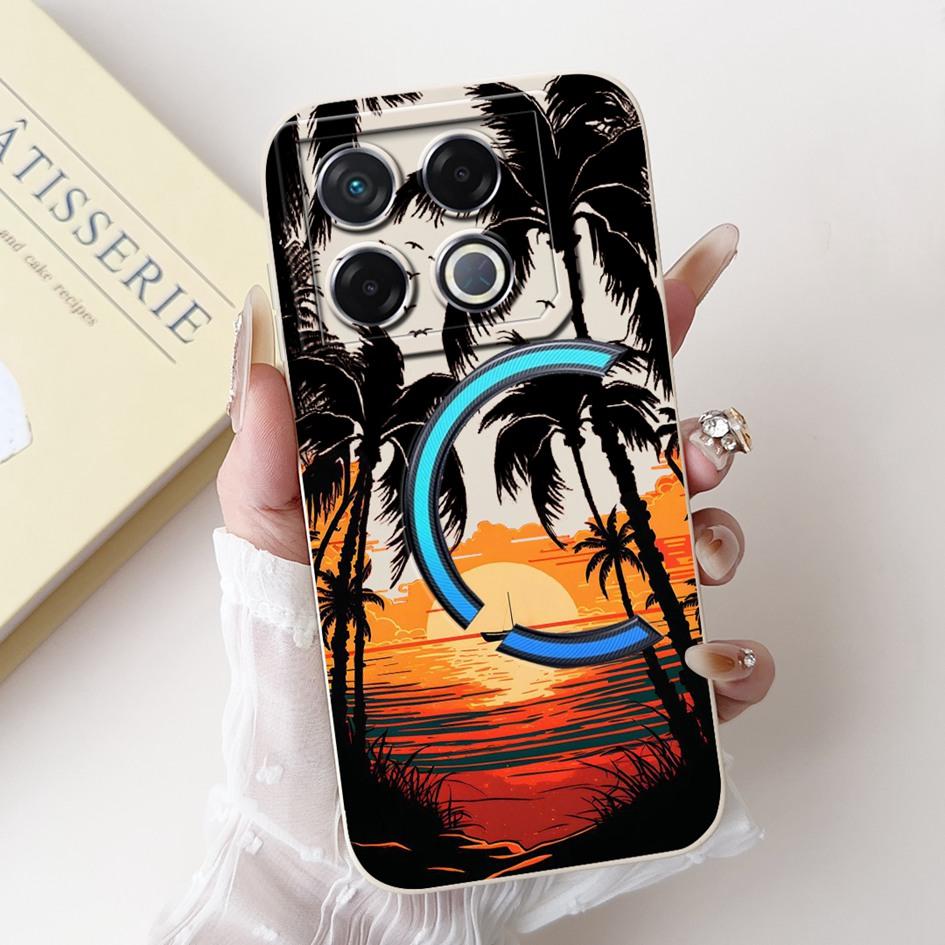 Per Infinix GT 20 Pro 2024 Custodia X6871 Cover Antiurto Fantasia alla Moda Morbido Silicone Opaco Custodia per Telefono Per Infinix GT20 Pro Coque