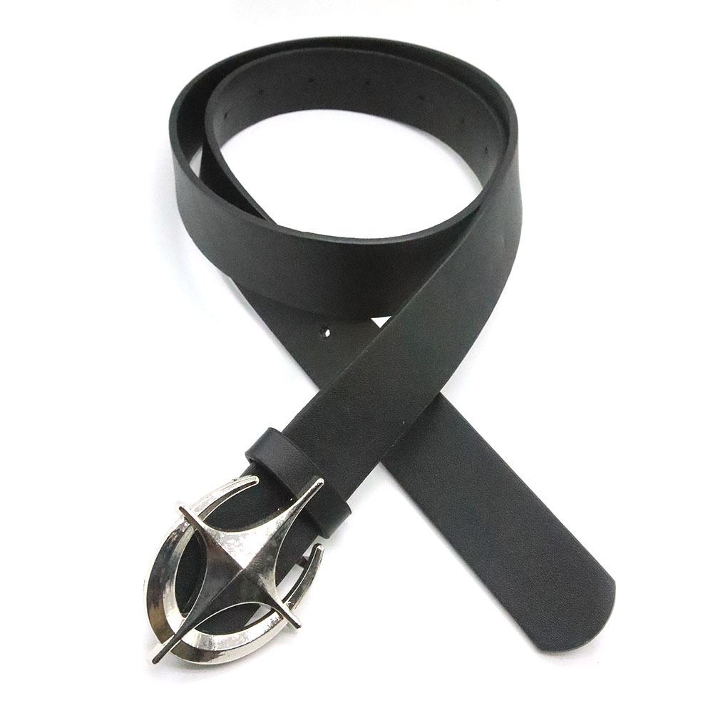 Fashion Crescent Star Buckle Belt for Women - Stylish All-Match Accessory