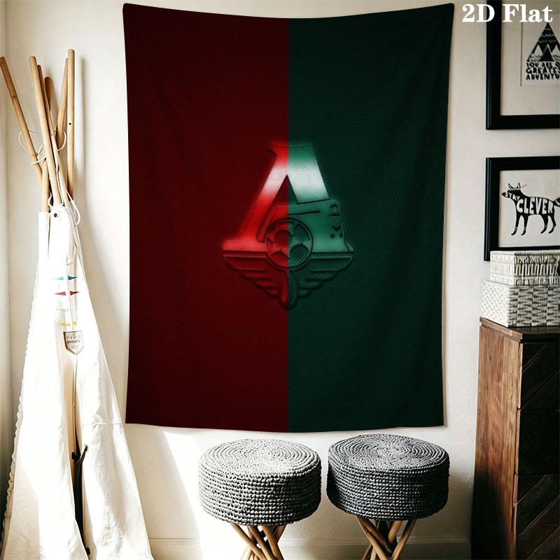 Lokomotiv Moscow Power Wall Hanging Printed Fabric Blanket Decorative Tapestries for Bedroom Living Room Home Decor